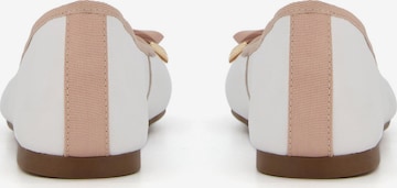 Dune LONDON - Bailarina 'HARTLYN' en blanco