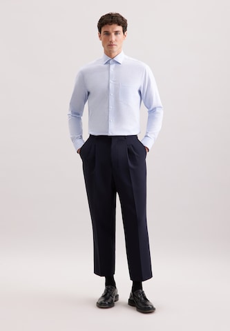 SEIDENSTICKER Slim fit Zakelijk overhemd in Blauw