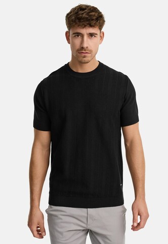 INDICODE JEANS Sweater 'Varson' in Black: front