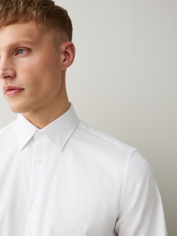 Next Regular fit Button Up Shirt in White