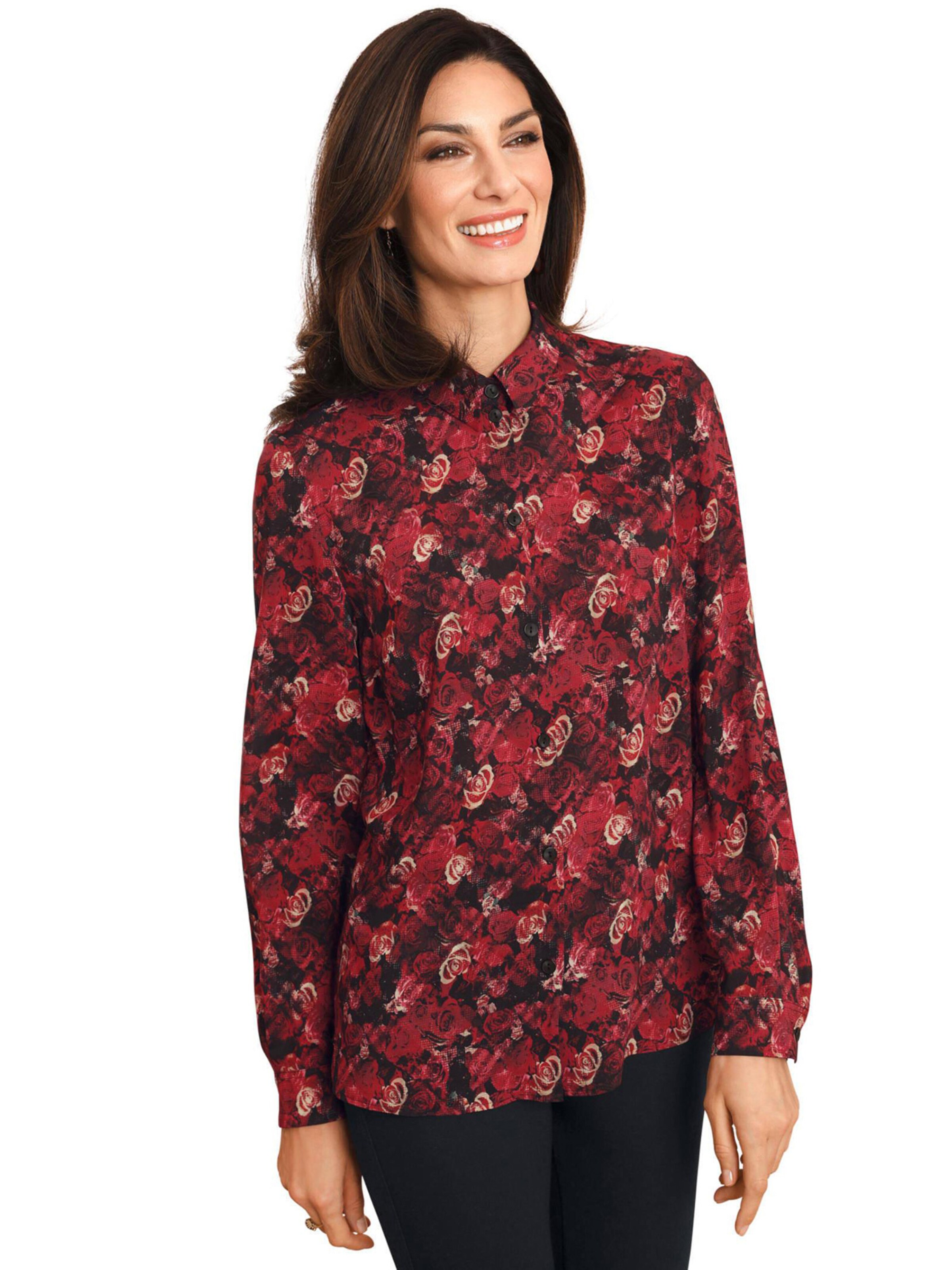 Goldner Blouse in Rood: voorkant