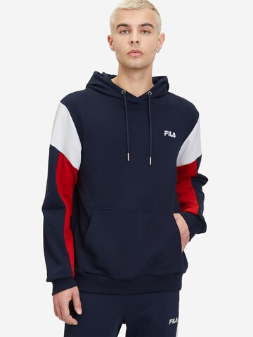 Sweat de sport 'TRUDEN' FILA en bleu : devant