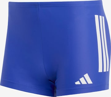 ADIDAS PERFORMANCE Athletic Swim Trunks in Blue: front