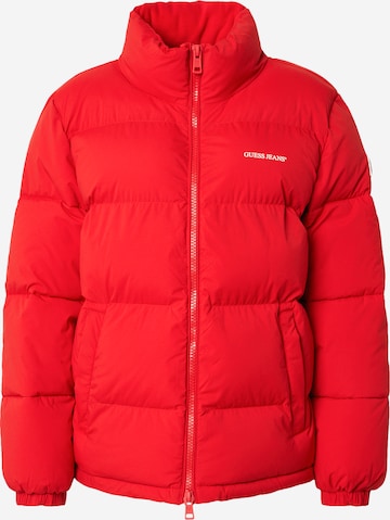 Veste mi-saison GUESS JEANS en rouge : devant