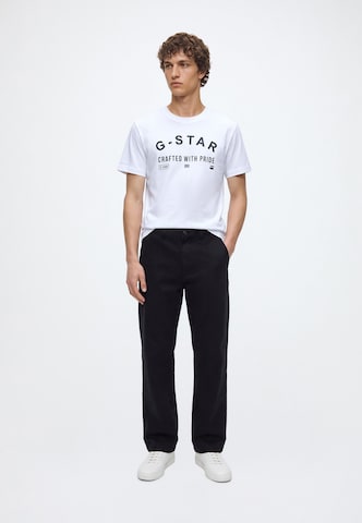 T-Shirt G-STAR en blanc