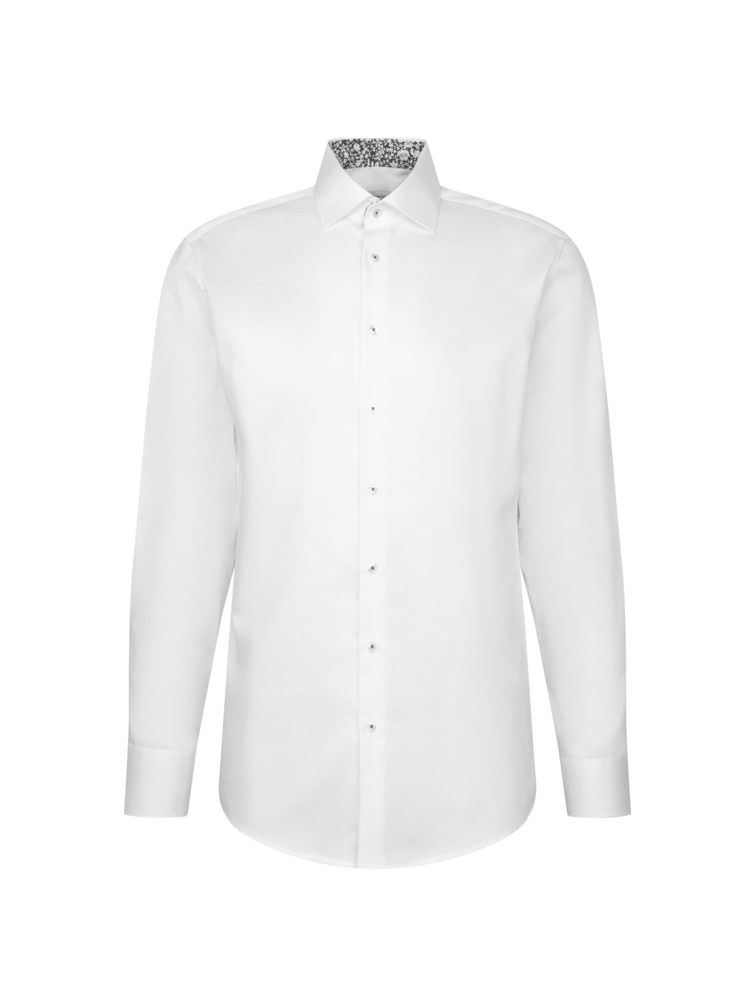 Coupe regular Chemise business SEIDENSTICKER en blanc : devant