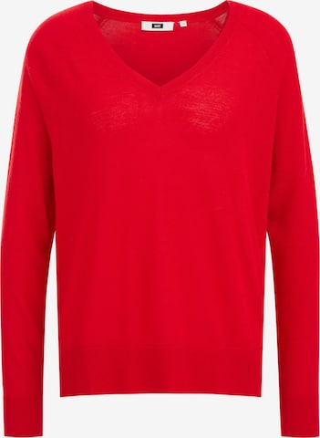 Pull-over WE Fashion en rouge : devant