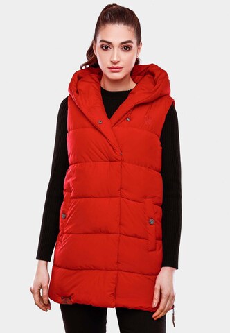 NAVAHOO Vest 'Madilynaa' in Red: front