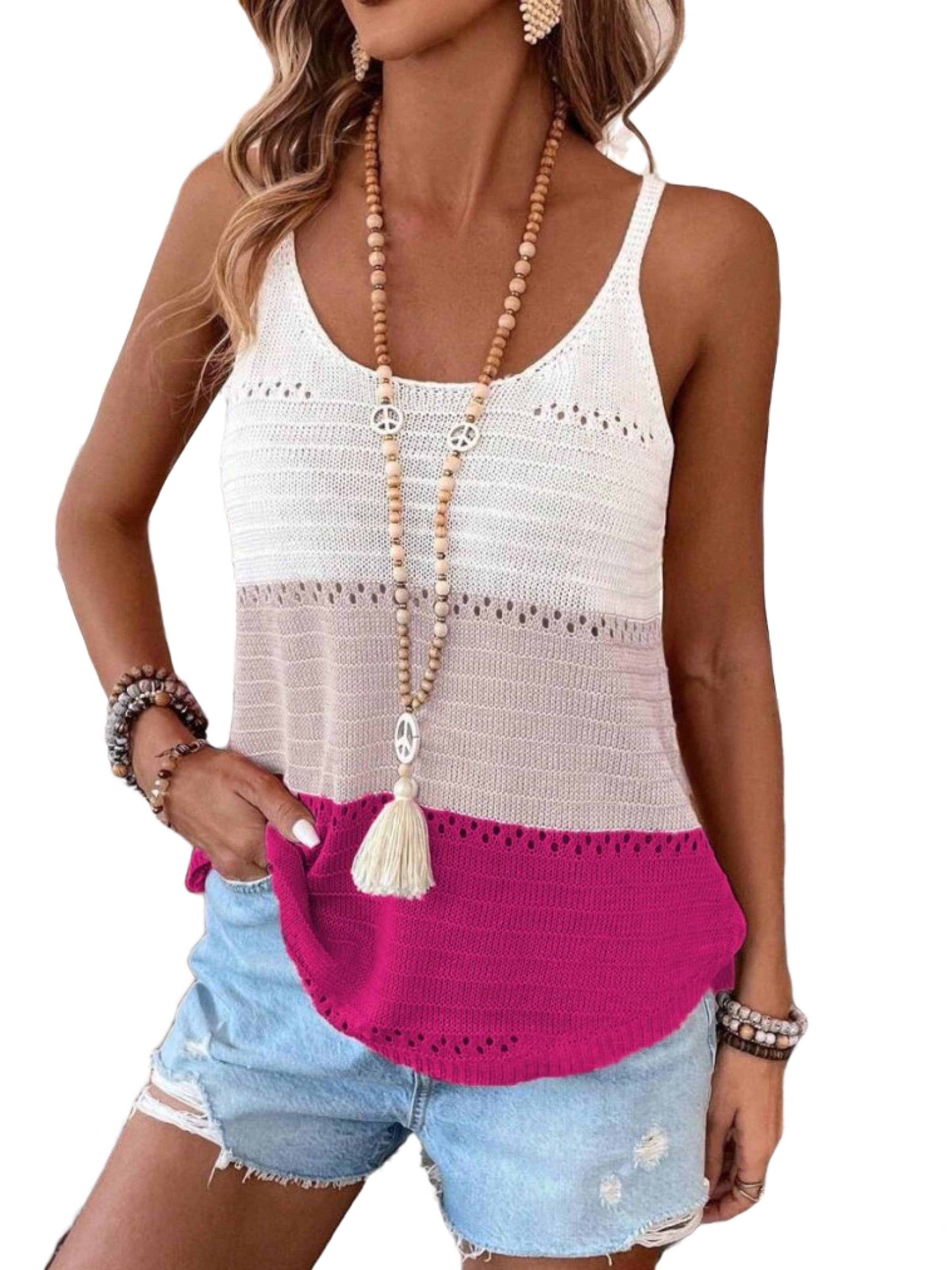 JANE's Gebreide top in Roze