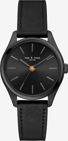 Montre à affichage analogique 'Dean' rag & bone en noir : devant