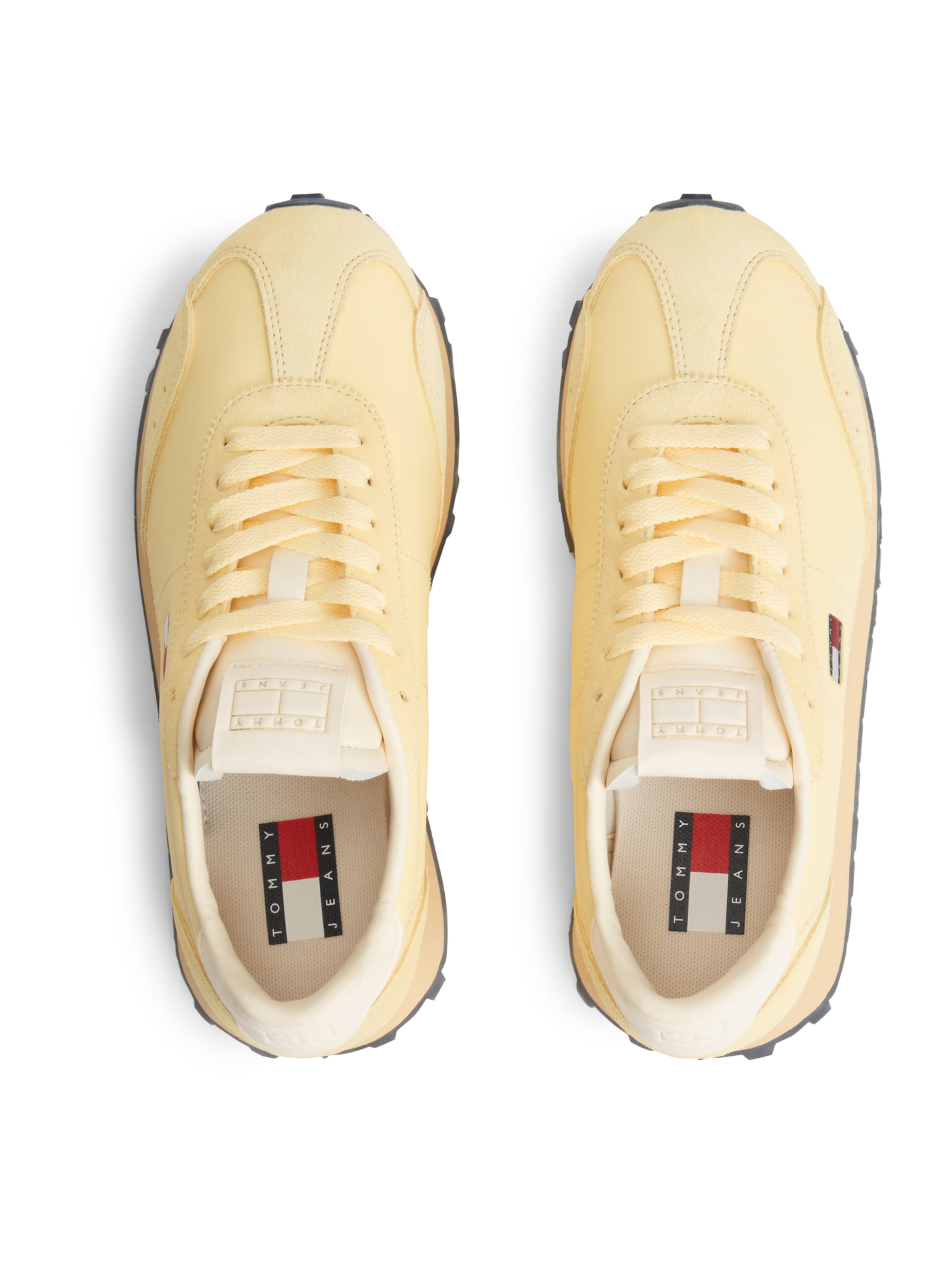 Tommy Jeans Sneakers laag 'RETRO' in Geel