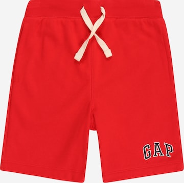 GAP regular Παντελόνι σε κόκκινο: μπροστά