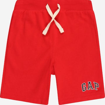 GAP - Regular Calças em vermelho: frente