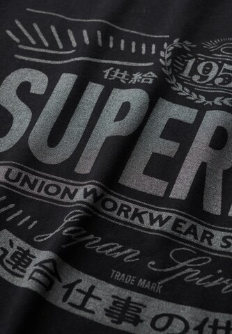 Superdry Shirt 'Heritage' in Zwart