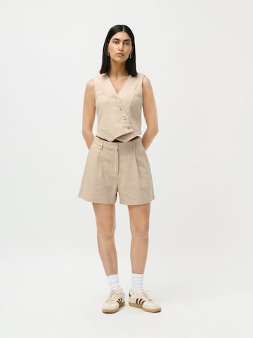 Regular Pantalon à pince 'Cinzia' LeGer by Lena Gercke en beige