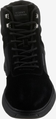 TOMMY HILFIGER Lace-Up Boots in Black