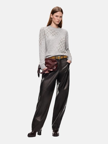 PINKO Sweter 'PINKO SALISBURGO MAGLIA HAIRY MIX STRETCH Maglieria' w kolorze szary