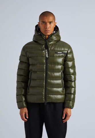 Veste d’hiver ' R3D' JACK1T en vert : devant