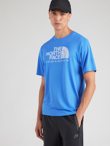 T-Shirt fonctionnel '24/7' THE NORTH FACE en bleu : devant