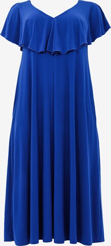 Yoek Dress in Blue: front