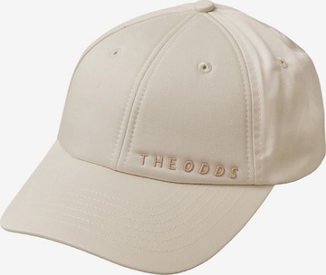 THE ODDS Hætte 'Baseball Cap / alphabet' i beige: forside