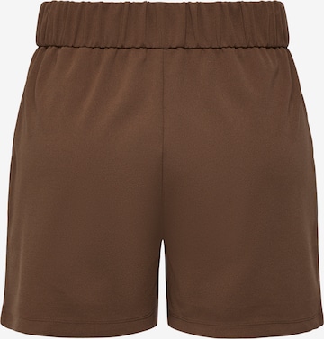 JDY Regular Pleat-Front Pants 'Geggo' in Brown