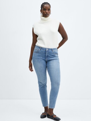 MANGO Skinny Jeans in Blau