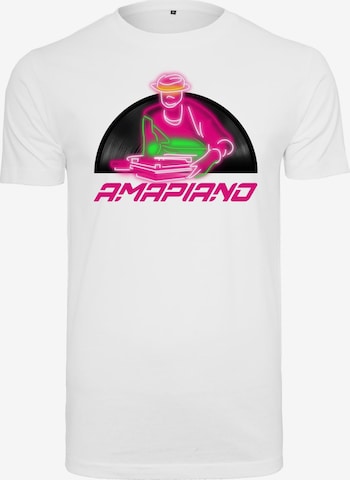 MT Men T-Shirt 'Amapiano' in Weiß: predná strana