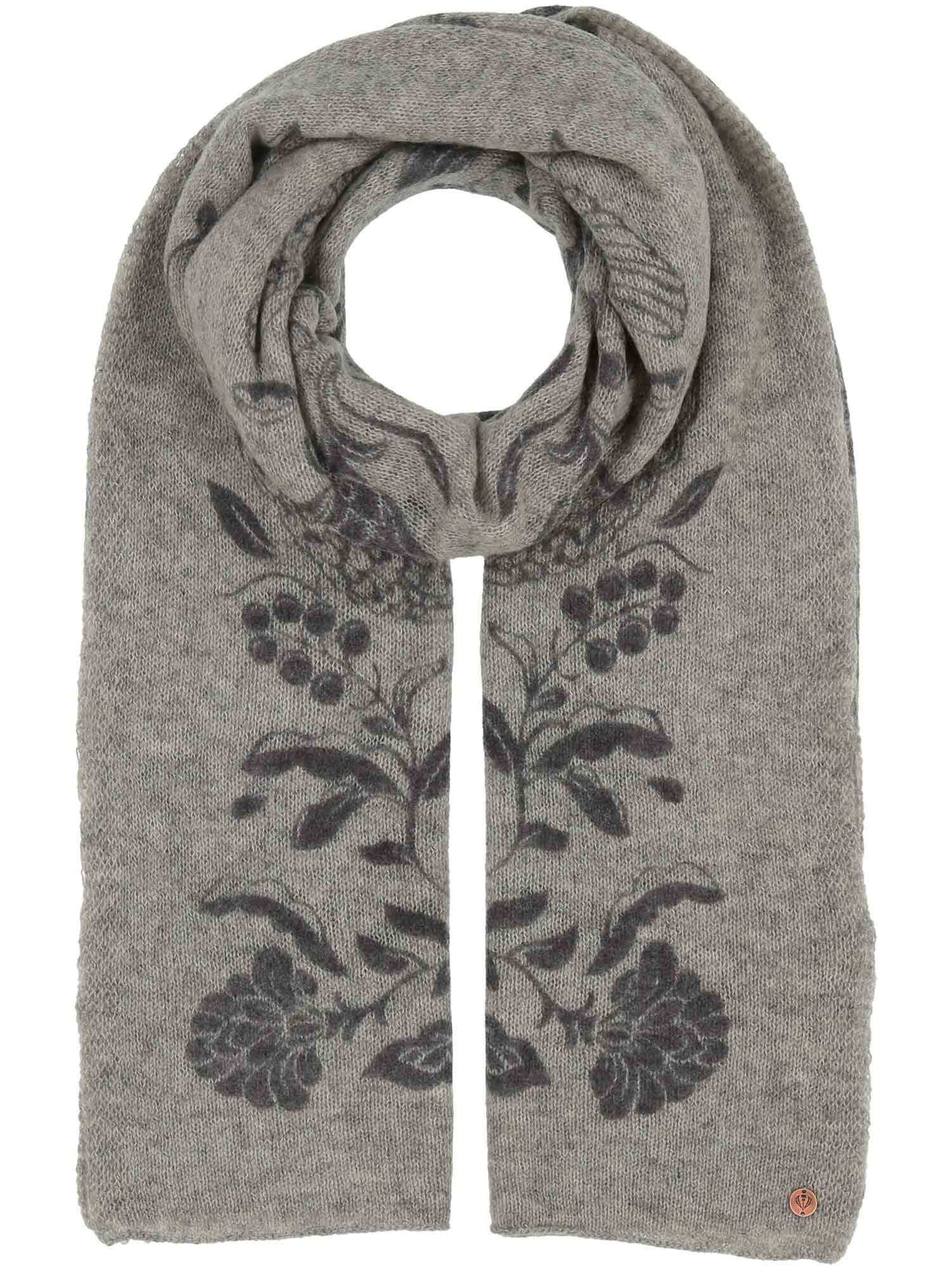 FRAAS Oversized Scarf in Grey: front