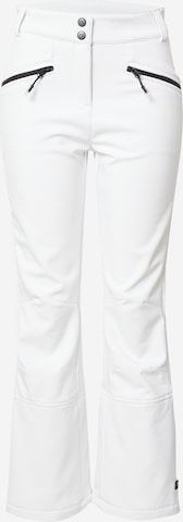 évasé Pantalon outdoor 'Thônes' KILLTEC en blanc : devant