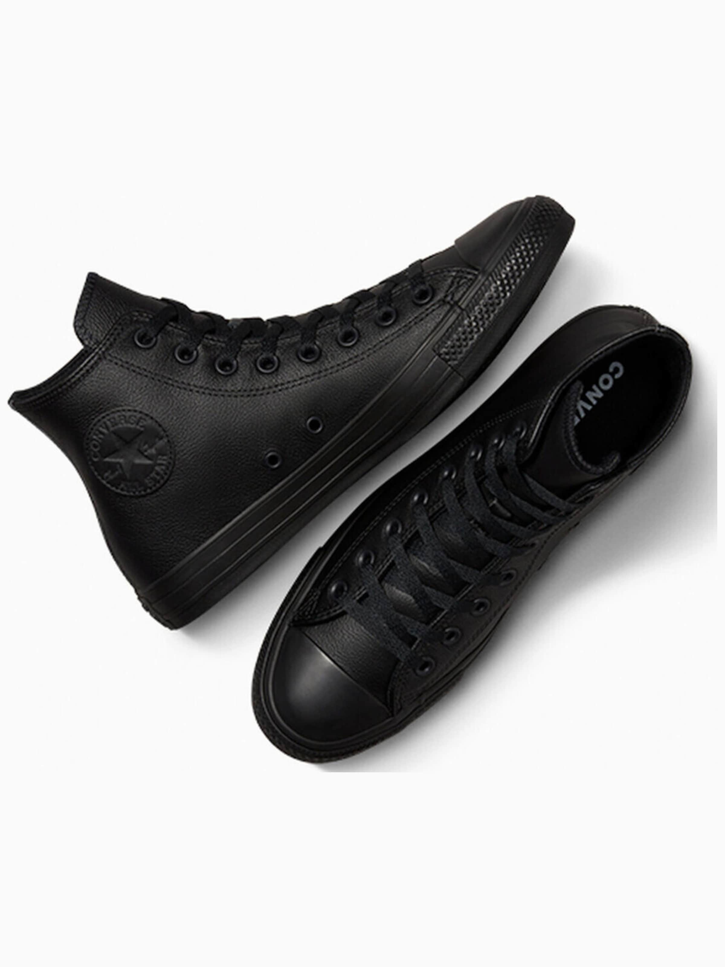 CONVERSE Sneaker high 'Converse Chuck Taylor HI Leather'‌‌‌ in Schwarz
