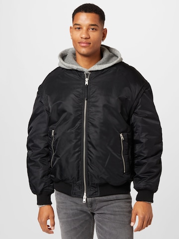 AllSaints Between-season jacket 'AKIO' in Black: front