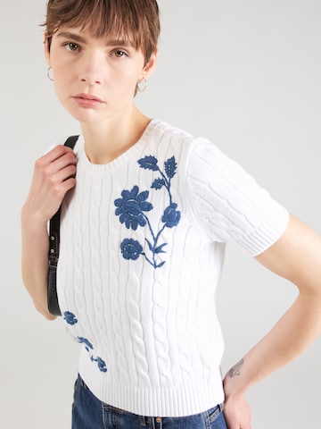 Pullover 'TAZSAE' di Lauren Ralph Lauren in bianco