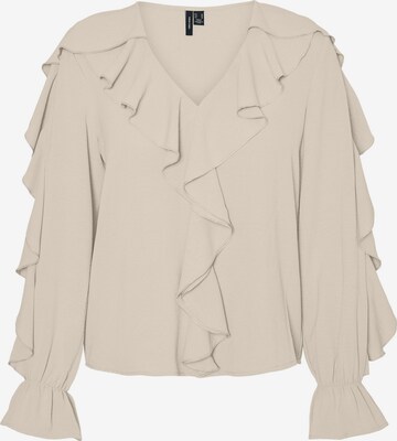 Chemisier 'ALVA' VERO MODA en beige : devant