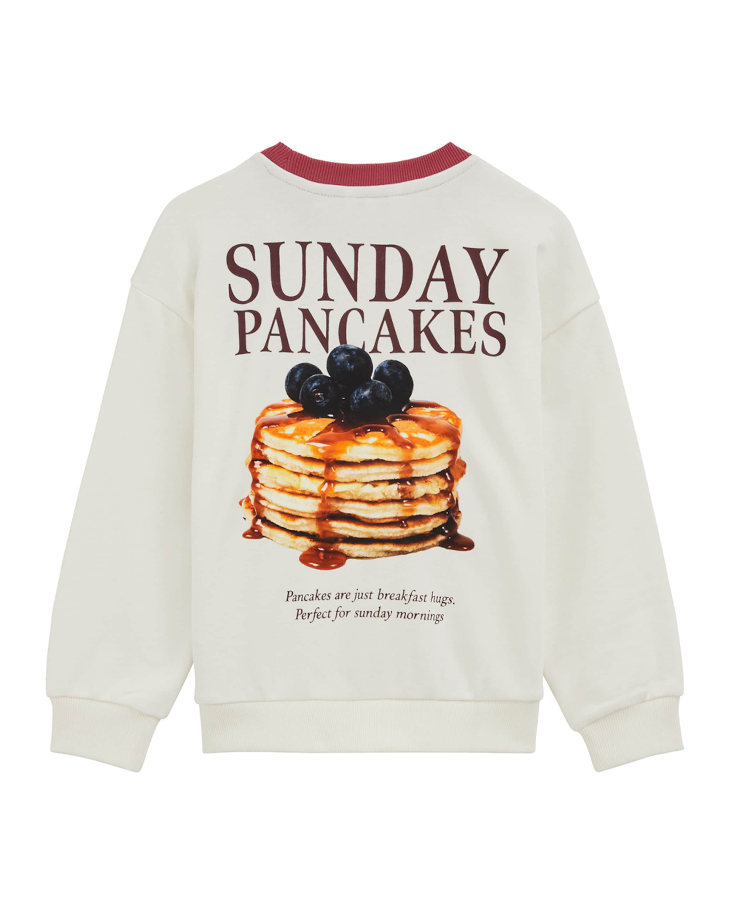 Sweat-shirt WE Fashion en blanc