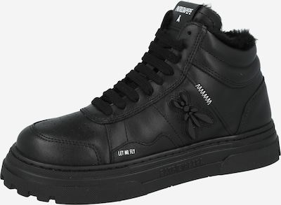 Sneaker înalt 'SCARPE' PATRIZIA PEPE pe negru / alb murdar, Vizualizare produs