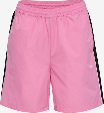 Pantalon de sport Hummel en rose : devant