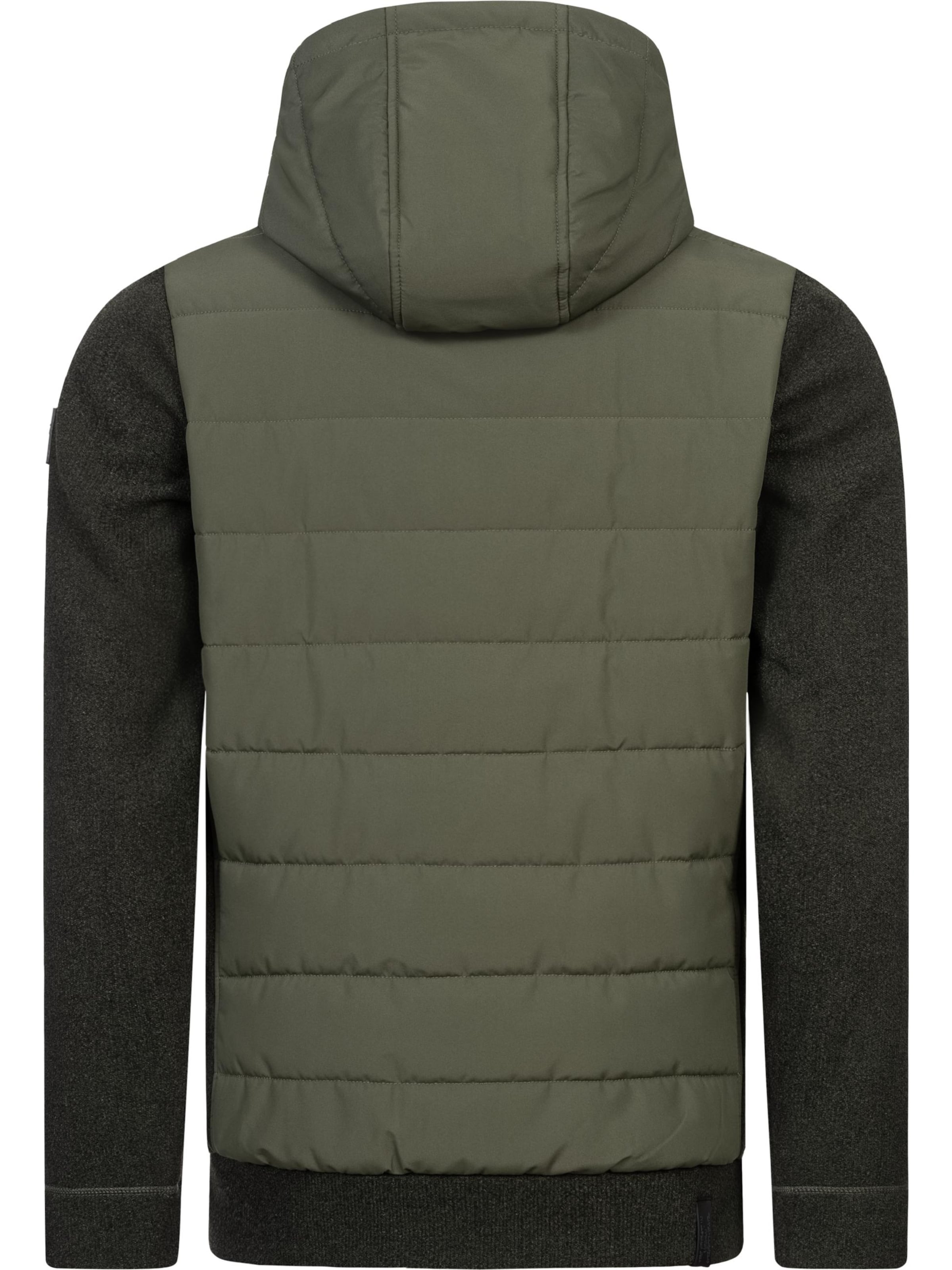 Ragwear Välikausitakki 'Doryan' värissä vihreä