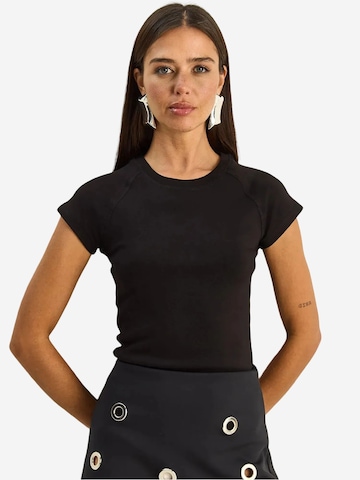 T-shirt Bianco Lucci en noir : devant