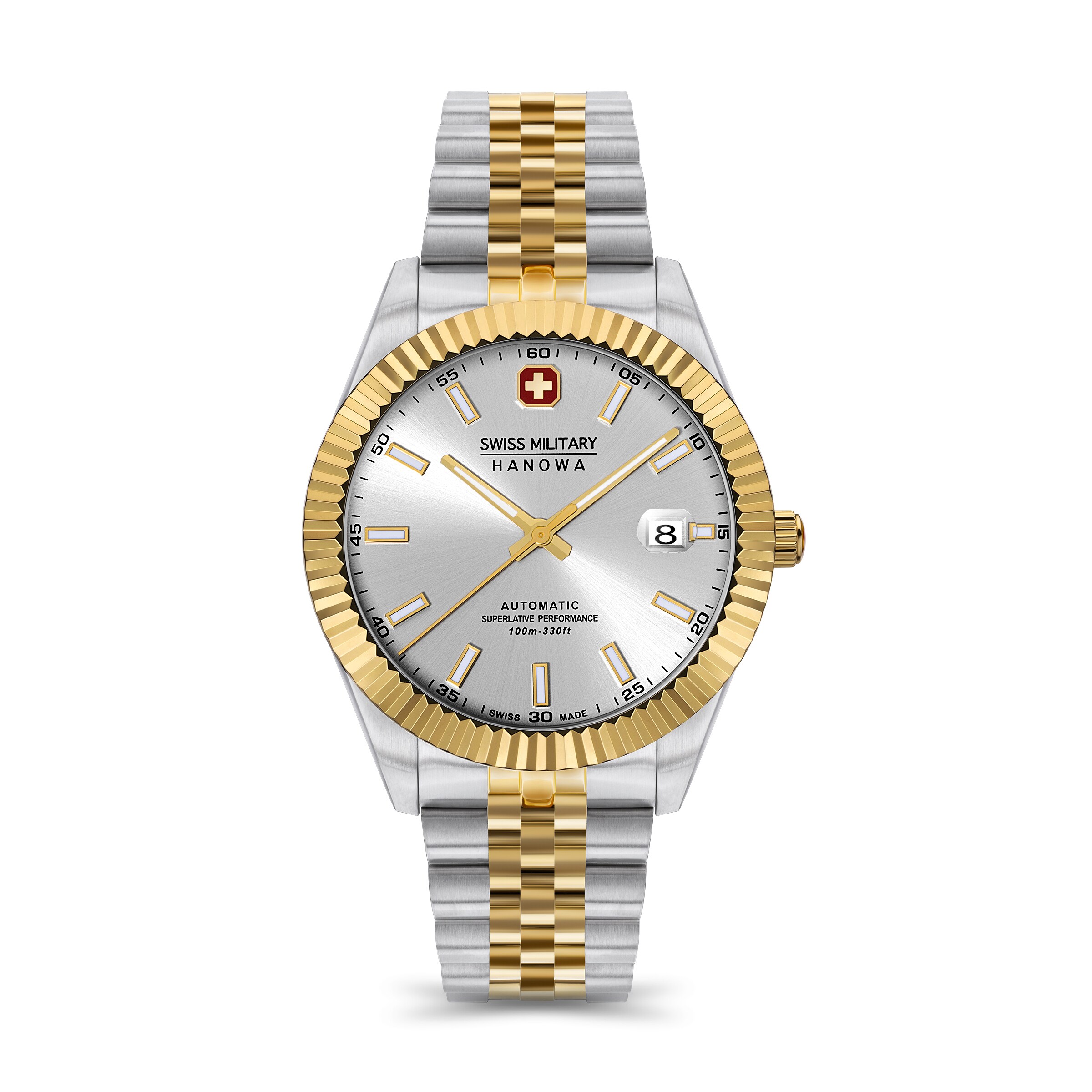 SWISS MILITARY HANOWA Analog watch ' Diligenter ' in Gold: front