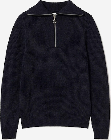 Thinking MU Sweater 'Helio' in Blue: front