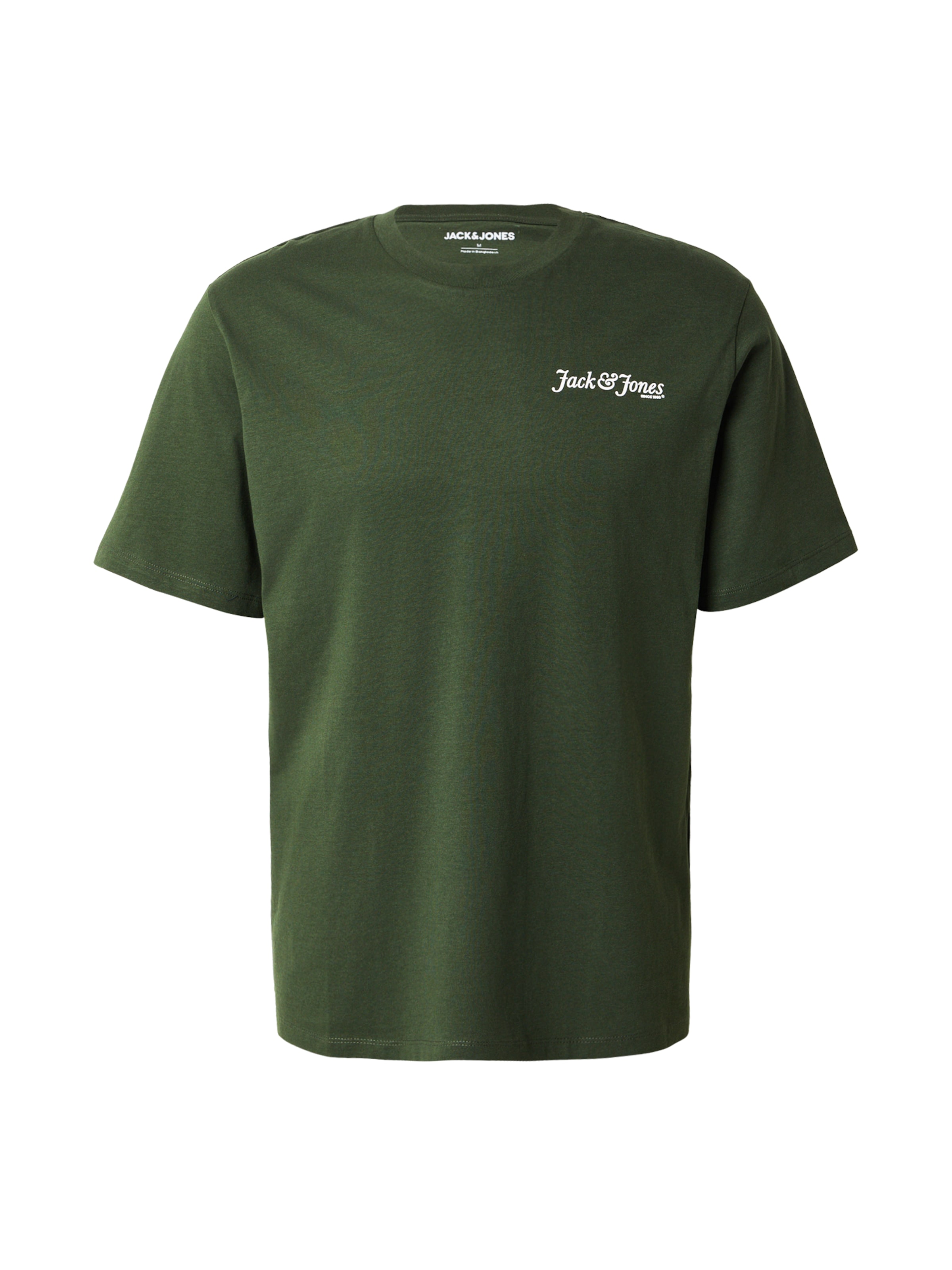JACK & JONES Shirt 'JJYUKI' in Dark green / White, Item view