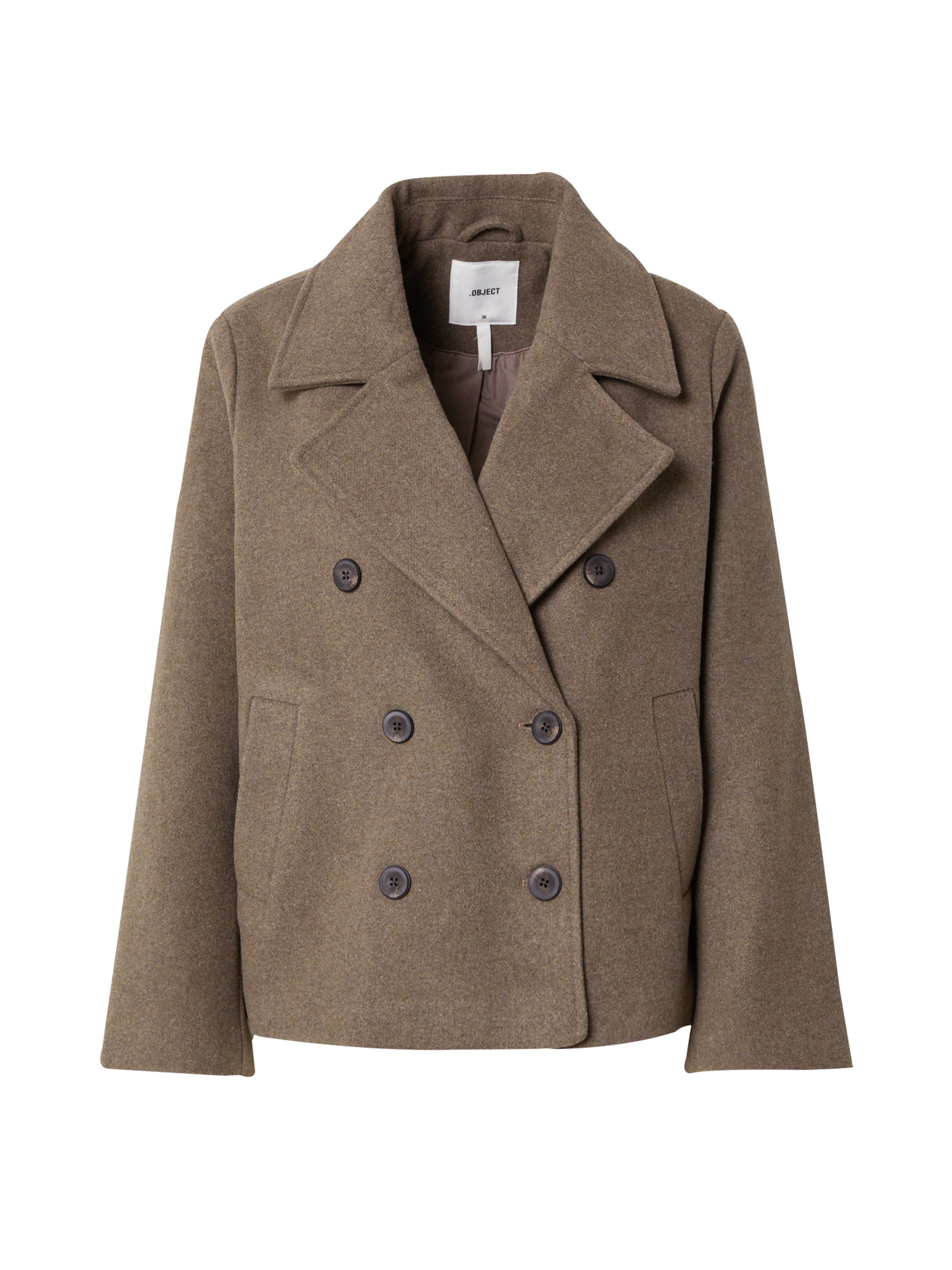 OBJECT Jacke 'OBJKeily in Braun: Vorderseite