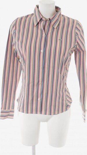 LACOSTE Langarmhemd in L in himmelblau / hellorange / hellrot, Produktansicht