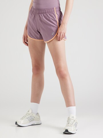 ASICS Regular Sportshorts in Lila: Vorderseite
