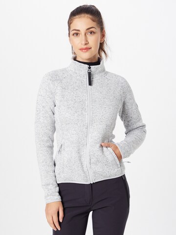 ICEPEAK Sportsweatjacke 'ADDISON' in Grau: predná strana