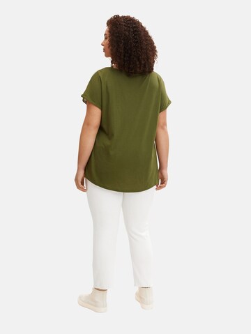 Tom Tailor Women + Shirt in Green