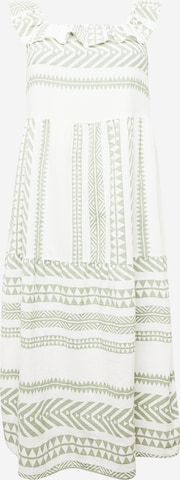 Vero Moda Curve Καλοκαιρινό φόρεμα 'VMCDICTHE' σε λευκό: μπροστά