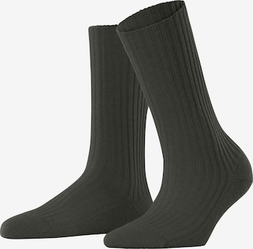 FALKE Socken 'Cosy Wool Boot' in Grün: Vorderseite