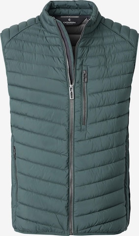 CASAMODA Bodywarmer 'Basic' in Groen: voorkant